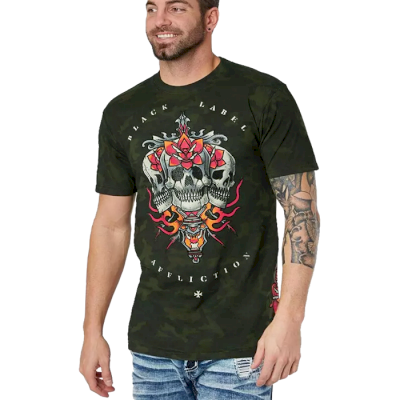 Футболка Affliction Wrecking Crew черная