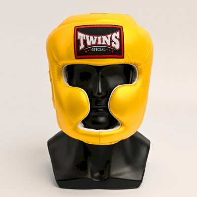 Боксерский шлем Twins Special HGL6 Gold
