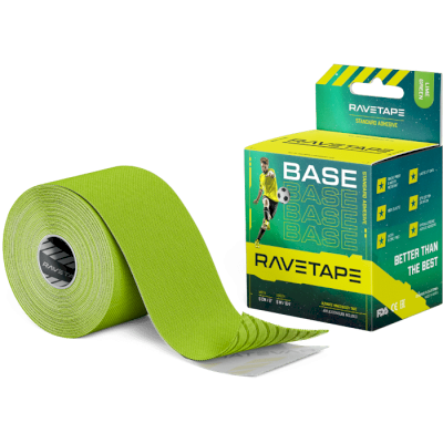 Кинезио тейп RaveTape Base 5см*5м Lime Green