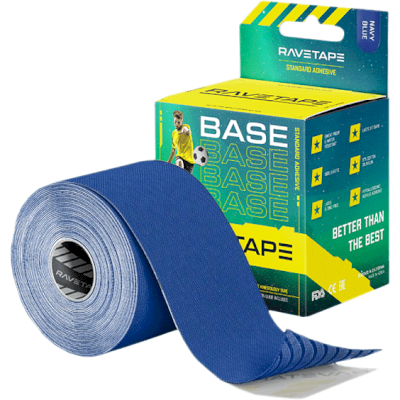 Кинезио тейп RaveTape Base 5см*5м Navy Blue