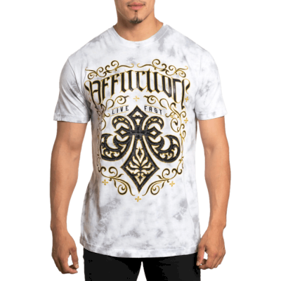 Футболка Affliction Full Stack белая