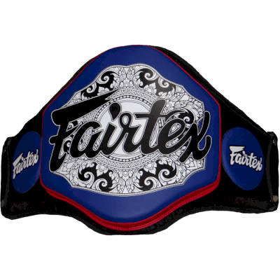 Тренерский пояс Fairtex BPV3 черный/синий