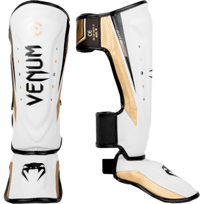 ММА шингарды Venum Elite Evo белый/золотой