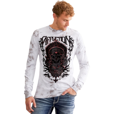 Лонгслив Affliction Twisted Smoke