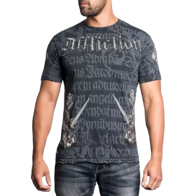 Футболка Affliction Knighthood черная