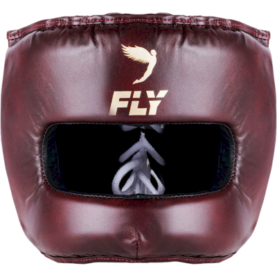 Бамперный боксерский шлем Fly Superbar бордовый