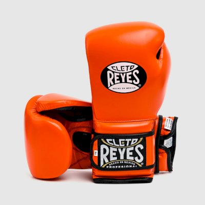 Боксерские перчатки Cleto Reyes E600 Tiger Orange
