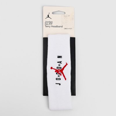 Спортивная повязка на голову Nike Jordan 07 белая