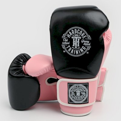 Боксерские перчатки Hardcore Training HardLea Black/Pink