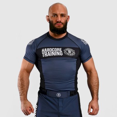 Рашгард Hardcore Training Recruit Grey (Короткий рукав)