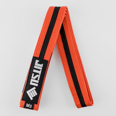 Детский пояс для кимоно Jitsu Orange/Black