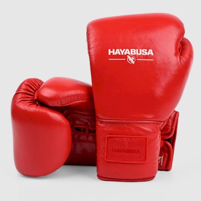 Боксерские перчатки на шнурках Hayabusa Pro Lace Boxing Gloves красные