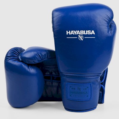 Боксерские перчатки на шнурках Hayabusa Pro Lace Boxing Gloves синие
