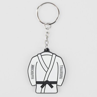 Брелок Hardcore Training Kimono BJJ White