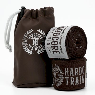 Боксерские бинты Hardcore Training Premium Brown 3,5