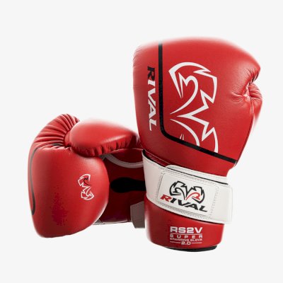 Боксерские перчатки для спарринга Rival RS2V Red