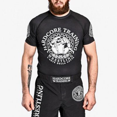 Рашгард Hardcore Training Wrestling (Короткий рукав)