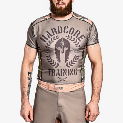 Рашгард Hardcore Training NeoComp Green Camo (Короткий рукав)