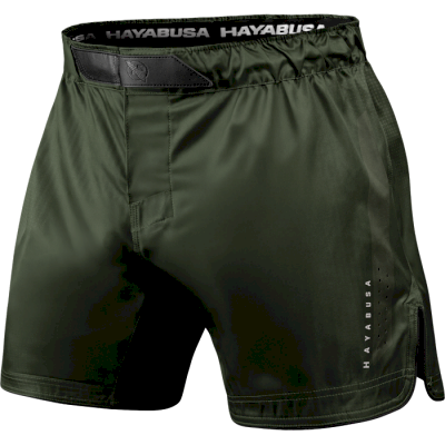 Тренировочные шорты Hayabusa Core Mid-Thigh Fight Shorts зеленые