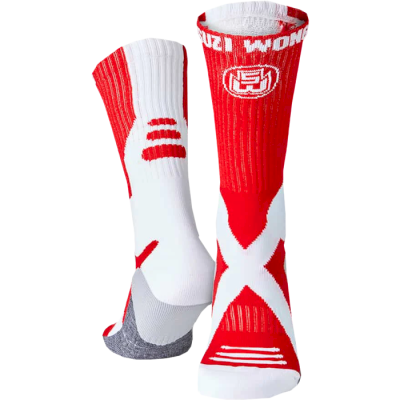 Носки Suzi Wong X-Sole Boxing Socks красный/белый