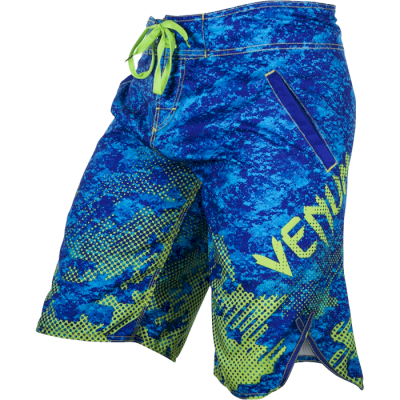 Шорты Venum Tramo синий/неоновый зеленый
