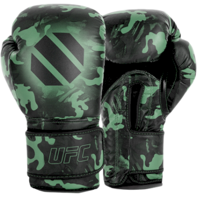 Боксерские перчатки UFC Pro камуфляж Shadow зеленый камуфляж