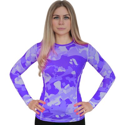 Женский рашгард Aim Military Uniqueness Skin пурпурный