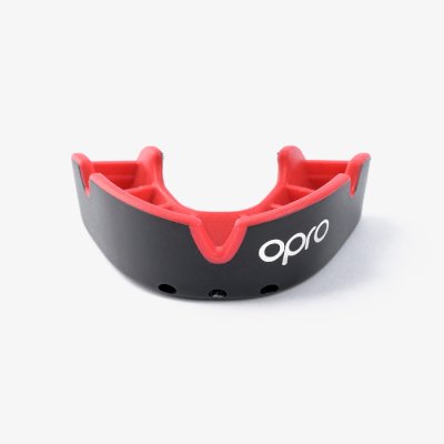 Детская боксерская капа Opro Silver Level черная