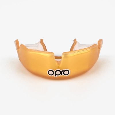Боксерская капа Opro Instant Custom-Fit золотая