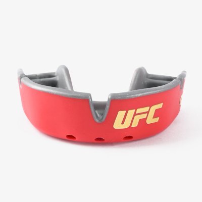 Боксерская капа Opro Gold Level UFC красный/серебристый