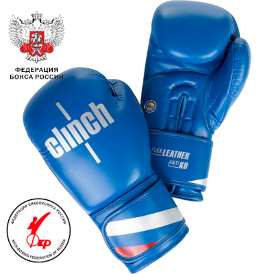 Боксерские перчатки для бокса и кикбоксинга Clinch Olimp