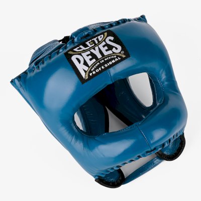 Бамперный боксерский шлем Cleto Reyes E388 синий