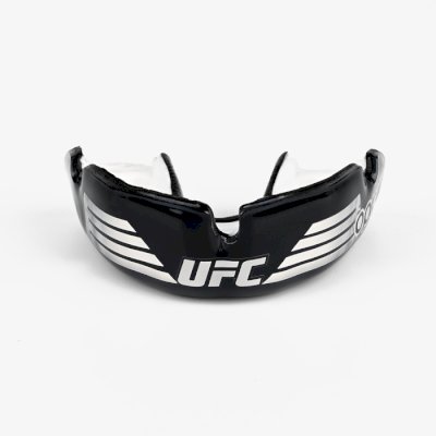 Боксёрская капа Opro Instant Custom-Fit UFC серебристый/чёрный