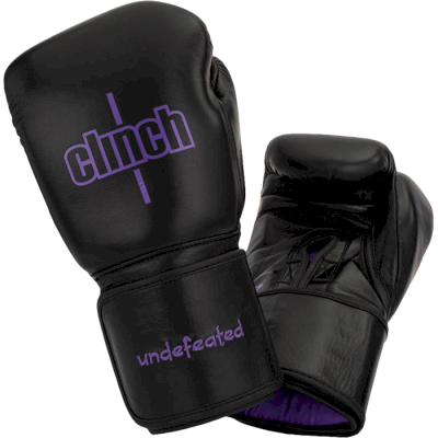 Боксерские перчатки Clinch Undefeated черные