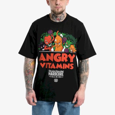 Футболка Hardcore Training Angry Vitamins Oversized Fit черная