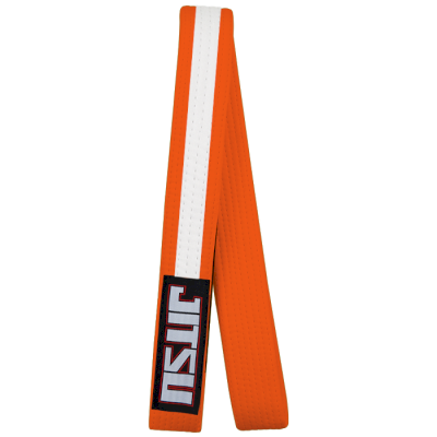 Детский пояс для кимоно Jitsu Orange/White