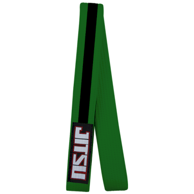 Детский пояс для кимоно Jitsu Green/Black