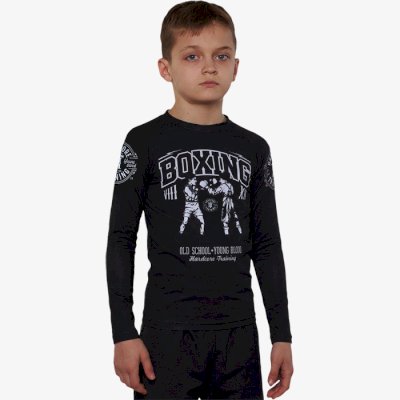 Детский рашгард Hardcore Training Kids Black LS