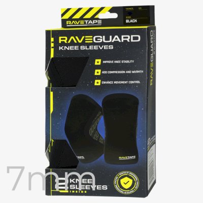 Неопреновые наколенники RaveTape 7MM черные
