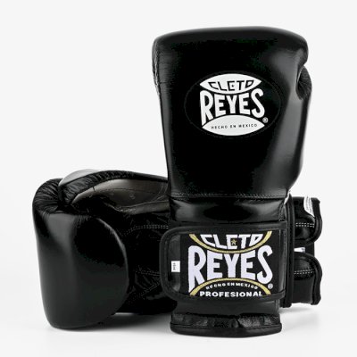 Боксерские перчатки Тренировочные Cleto Reyes E600 Black/White