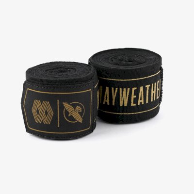 Боксерские бинты Hayabusa Mayweather 4.5 Stretch Black/Gold