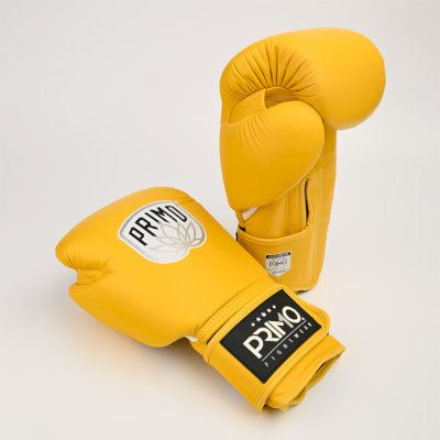Боксерские перчатки Primo Emblem II 8 Oz Shaolin желтые