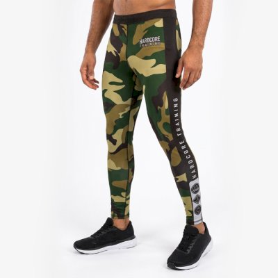Компрессионные штаны Hardcore Training Forest Camo