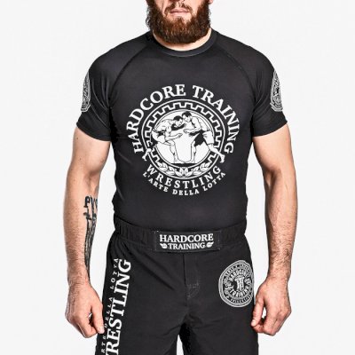 Рашгард Hardcore Training Wrestling (Короткий рукав)