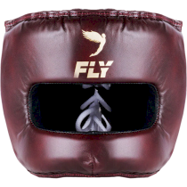Бамперный боксерский шлем Fly Superbar бордовый