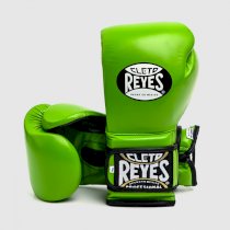 Боксерские перчатки Cleto Reyes E600 зеленые