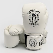 Боксерские перчатки Hardcore Training Helmet PU White