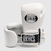 Боксерские перчатки Тренировочные Cleto Reyes Reyes E600 White/Black