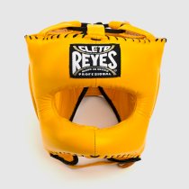 Бамперный боксерский шлем Cleto Reyes E388 желтый