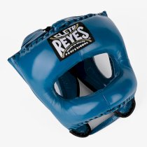 Бамперный боксерский шлем Cleto Reyes E388 синий